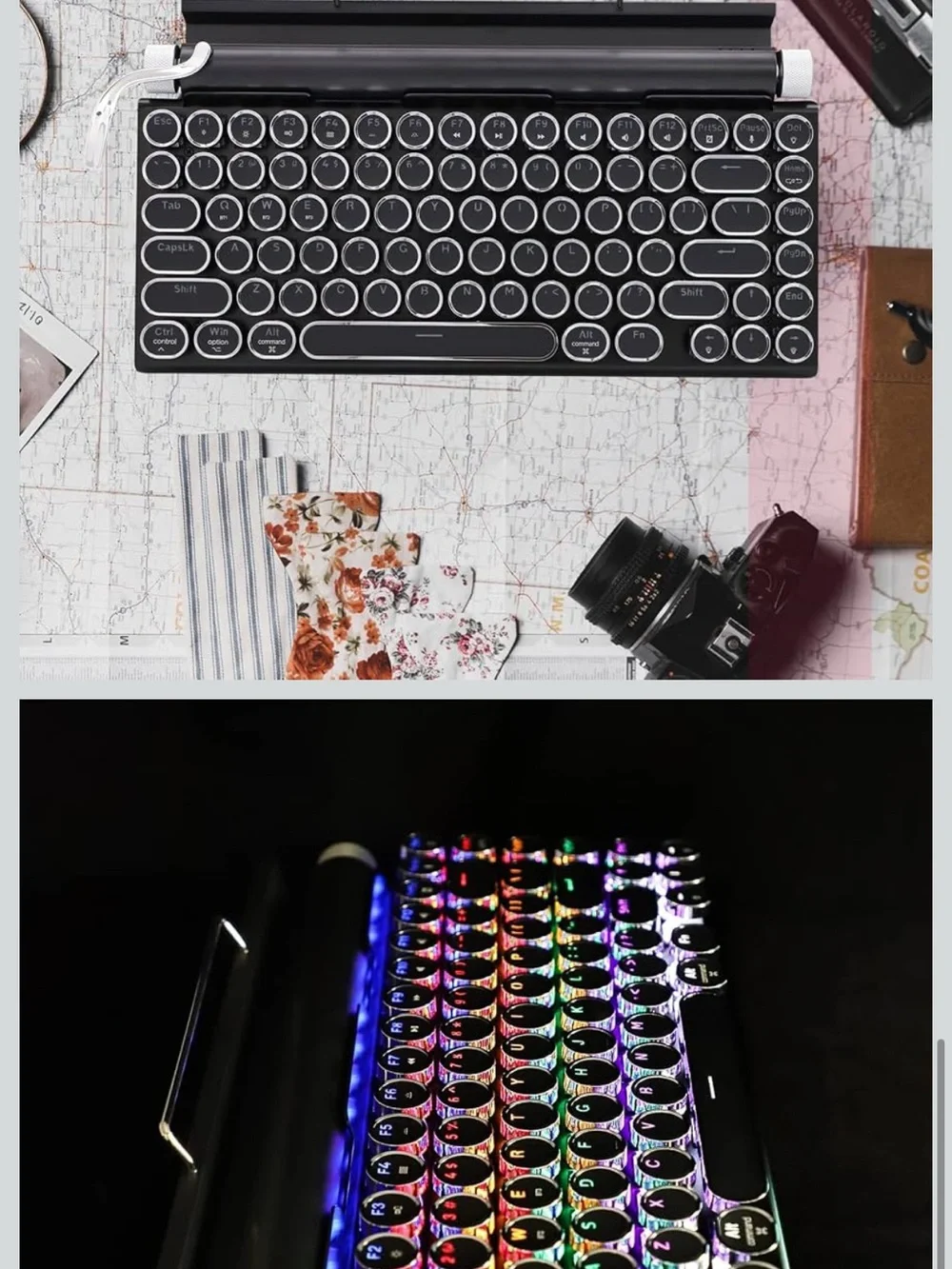 Vintage adventurers typewriter
